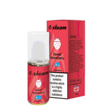 A STEAM E LIQUID 10 x 10ml 50/50 VGPG SWEET STRAWBERRY 3mg, 6mg 12mg, 18mg