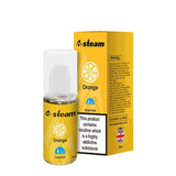 A STEAM E LIQUID 10 x 10ml 50/50 VGPG ORANGE 3mg, 6mg 12mg, 18mg