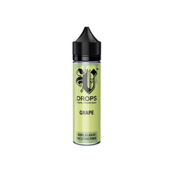 V Drops Premium E-Liquid Vape Juice 50ml Nicotine Free Volume 50ml VG/PG: 50/50 Made In: UK