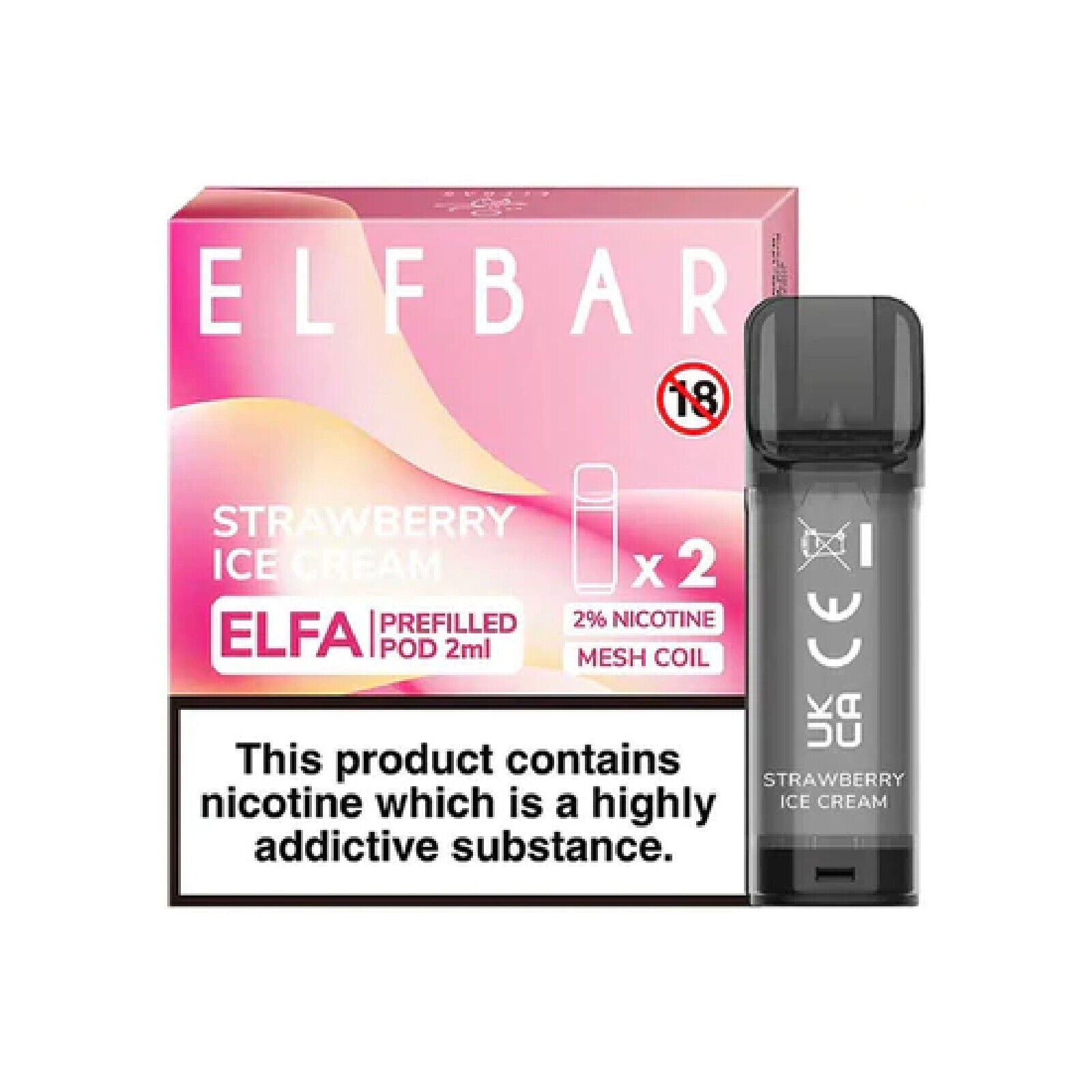 Elf Bar Elfa Pods Strawberry Ice Cream