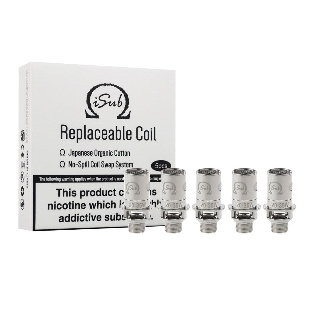 Innokin isub Replacement Coils 0.2, 0.5 & 1.0Ω