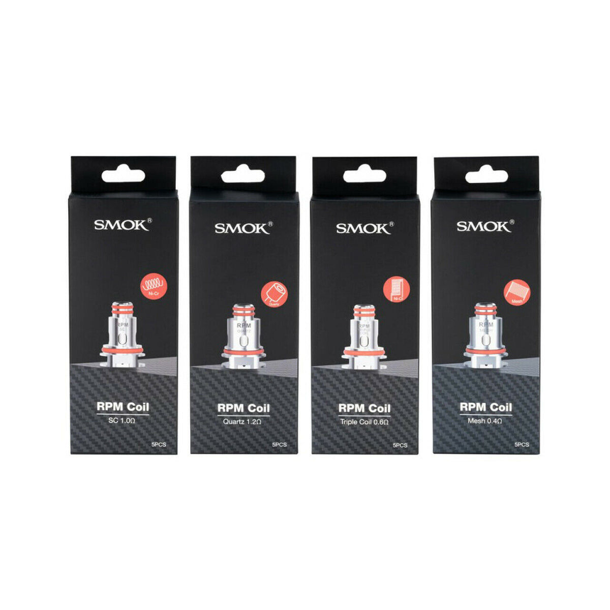 SMOK RPM40 | Mesh | Triple | Quartz | SC Replacement Coils