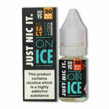 Just Nic It On Ice- Nicotine Salt - 20mg VG/PG 80/20 UK Made